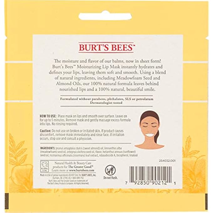 Burt's Bees MOISTURIZING LIP MASK BY BURTS BEES FOR WOMEN - 0.02 OZ LIP MASK - Image 2